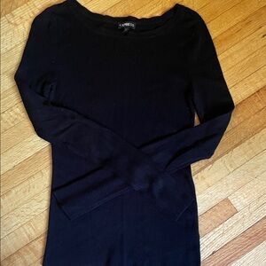 Express Elegant Black Knit Top